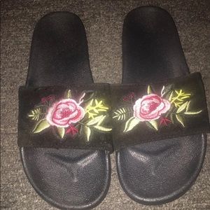 Woman’s  slides
